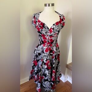 Floral V-Neck Dress